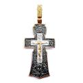 Крест из серебра с золочением и чернением