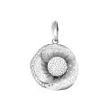 Подвеска из родированного серебра с кристаллами Swarovski