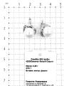 Серьги из серебра с жемчугом и фианитами родированные