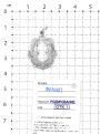 Подвеска из серебра с фианитами родированная - Близнецы