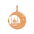 Подвеска мусульманская из золочёного серебра