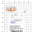Кольцо из золочёного серебра с родированием и ручной алмазной гравировкой