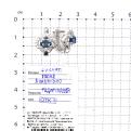 Серьги из серебра с топазом Лондон блю и фианитами родированные