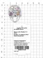 Кольцо из серебра с пл.кварцем цв.микс и фианитами родированное