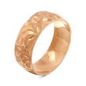 Кольцо из золочёного серебра с ручной гравировкой