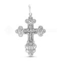 Крест нательный из серебра