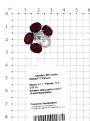Кольцо из серебра с пл.кварцем цв.рубин и фианитами родированное