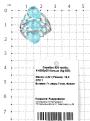 Кольцо из серебра с гт.кварцем цв.топаз и фианитами родированное
