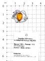 Кольцо из серебра с пл.кварцем цв.цитрин, цв.аметист и фианитами родированное