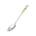 Ложка детская из серебра с эмалью На зубок