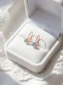 Серьги детские из золочёного серебра с фианитами