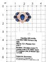 Кольцо из золочёного серебра с пл.кварцем цв.сапфир и фианитами