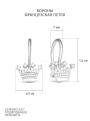 Серьги детские из серебра с фианитами родированные - Короны