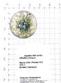 Кольцо из серебра с перламутром и эмалью родированное