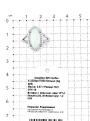 Кольцо из серебра с синт.опалом и фианитами родированное