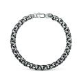 Браслет из чернёного серебра
