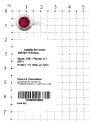Кольцо из серебра с пл.кварцемцв.рубин родированное
