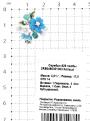 Кольцо из серебра с синт.бирюзой, перламутром, синт.опалом, куб.цирконием и эмалью родированное