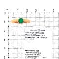 Кольцо из золочёного серебра с нат.зеленым агатом