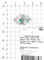 Кольцо из серебра с пл.кварцем цв.изумруд и фианитами родированное