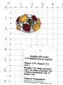 Кольцо из серебра с пл.кварцем цв.гранат, цв.цитрин и фианитами родированное