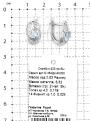 Серьги из серебра с нат.топазом sky и фианитами родированные