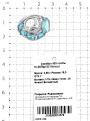 Кольцо из серебра с пл.кварцем цв.топаз и фианитами родированное