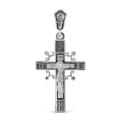 Крест из чернёного серебра