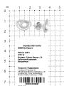 Серьги-пусеты из серебра с культ.жемчугом и кб.цирконием родированные