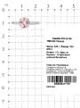 Кольцо из серебра с синт. .морганитом  и куб.цирконием родированное