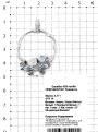 Подвеска из родированного серебра с перламутром,культ. жемчугом, юв. стеклом, эмалью и кб. цирконием