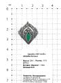 Кольцо из чернёного серебра с нат. зеленым агатом и марказитами