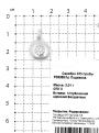 Подвеска из серебра с куб.цирконием родированная