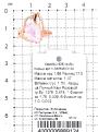 Кольцо из золочёного серебра с пл.кварцем цв.лунный кам.розовый и фианитами 