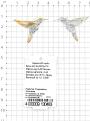 Брошь из родированного серебра с кварцем и золочением - Колибри