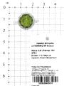 Кольцо из серебра с пл.кварцем цв.хризолит и фианитами родированное