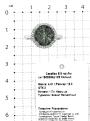 Кольцо из серебра с пл.кварцем цв.турмалин и фианитами родированное