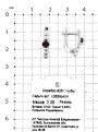 Серьги из серебра с нат.гранатом родированные
