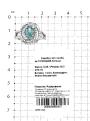 Кольцо из серебра с синт. александритом и фианитами родированное