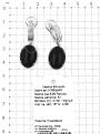Серьги из серебра с нат.чёрным агатом родированные
