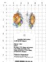 Серьги из серебра с пл.кварцем цв.цитрин, топаз, аметист, хризолит и фианитами родированные
