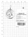 Подвеска из серебра с фианитами родированная - Козерок