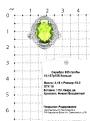 Кольцо из серебра с пл.кварцем цв.хризолит и фианитами родированное
