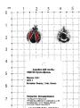 Брошь-кулон из серебра с нат.ониксом, эмалью и чернением