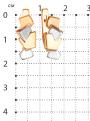 Серьги из золочёного серебра с родированием