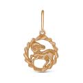 Подвеска из золочёного серебра - Овен