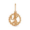 Подвеска из золочёного серебра - Дева