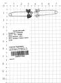 Булавка из серебра с фианитами родированная - Кошка