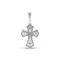 Крест из чернёного серебра - 3,7 см