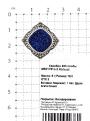Кольцо из чернёного серебра с нат.друзой агата и марказитами